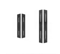 YUQUDGELKY Per Opel Per Corsa Accessori Protettore Parafango Copripedale Benvenuto Anti-sporco Anti-graffio Fascia Protettiva Baguolo Paraurti(4 pezzi di soglia della porta)