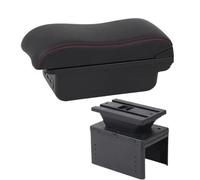 YUQUDGELKY Per Opel Per Zafira B Box Bracciolo Per Zafira B Parti Interne Bracciolo Auto Scatola Di Archiviazione Centrale Con Interfaccia USB(B red line 3USB)