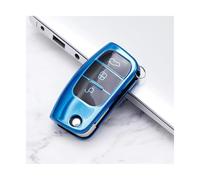 YUQUDGELKY Per Per Fiesta Per Focus 2 Per Falcon Per Ecosport Per Escape Per Kuga Per EcoSport Per Galaxy Custodia Chiave TPU Portachiavi(Blu)