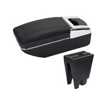 YUQUDGELKY Per Peugeot 107 Scatola Bracciolo Centrale Accessori Interni Auto Scatola Di Archiviazione(Linea nera A2 Nessuna USB)