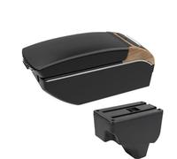 YUQUDGELKY Per Peugeot 2008 Scatola Bracciolo Per Peugeot 208 2019-2024 Bracciolo Auto Scatola Di Stoccaggio Con Interfaccia USB(Linea bianca Nessuna USB)