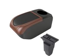 YUQUDGELKY Per PEUGEOT 206 Scatola Bracciolo Per Peugeot 206 Cc Cabrio Scatola Bracciolo Auto Scatola Di Stoccaggio Parti Di Retrofit(B3 Brown frame 6USB)