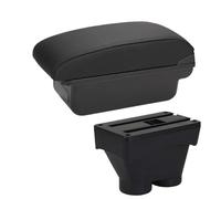 YUQUDGELKY Per Peugeot 208 2012-2018 Scatola Bracciolo Portariviste Accessori Auto Pezzi Di Retrofit Dettagli Interni Porta Auto Portacenere(C2 Linea nera NO USB)