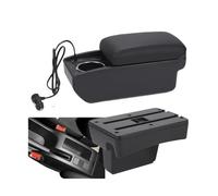 YUQUDGELKY Per Peugeot 307 2001 2002 2003 2004-2008 Scatola Bracciolo Accessori Auto Scatola Ripostiglio Auto Altezza Dettagli Interni(A2 Ricarica rapida)