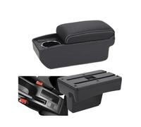 YUQUDGELKY Per Peugeot 307 2001 2002 2003 2004-2008 Scatola Bracciolo Accessori Auto Scatola Ripostiglio Auto Altezza Dettagli Interni(B3 Nero bianco 6USB)