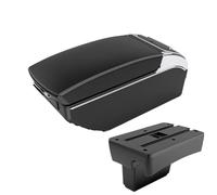 YUQUDGELKY Per Peugeot 307 I 2001 2002 2003 2004 2005 2006 2007 2008 Bracciolo Scatola Ripiano Interno Parti Auto(A3 Nero bianco 7USB)