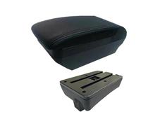 YUQUDGELKY Per Peugeot Per 307 Portabbracciolo Per Peugeot Per 307 CC Cabrio Scatola Di Archiviazione Interno Retrofit Accessori Auto(F linea nera Nessuna USB)