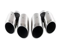 YUQUDGELKY Per Porsche Per Macan 2014 2015 2016 2017 Aggiornamenti Terminali Di Scarico GTS Acciaio Inossidabile Silenziatori Tubo Di Scarico(Matte Silver)