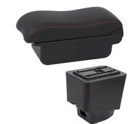 YUQUDGELKY Per R&enault Per Captur 2018 2019 2020 2021 Per Kaptur Scatola Bracciolo Auto Box Deposito Console Centrale Accessorio(C2 Linea rossa)