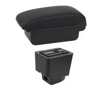 YUQUDGELKY Per R&enault Per Captur 2018 2019 2020 2021 Per Kaptur Scatola Bracciolo Auto Box Deposito Console Centrale Accessorio(B1 Linea Nera)
