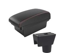 YUQUDGELKY Per R&enault Per Duster I 2010 2011 2012-2021 Bracciolo Scatola Contenitore Interni Ricambi Auto Bracciolo Centrale(A1 Nero rosso SENZA USB)