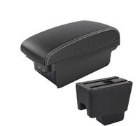 YUQUDGELKY Per R&enault Per Kaptur I 2016 2017 2018 2019 2020 2021 2022 Scatola Bracciolo Scatola Di Stoccaggio Parti Auto Interni(B3 Nero bianco 3USB)