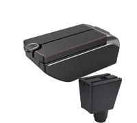 YUQUDGELKY Per R&enault Per Logan 2 Bracciolo Per Dacia Per Logan 2 Per Dokker Per Sandero 2 Portabraccioli Auto(B1 Red line 7 usb)