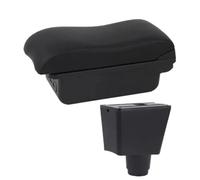 YUQUDGELKY Per R&enault Per Logan 2 Bracciolo Per R&enault Per Sandero 2 Scatola Bracciolo Auto Pezzi Scatola Di Immagazzinaggio Centrale(B2 linea nera 3USB)