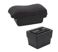 YUQUDGELKY Per S&koda Per Octavia Bracciolo Contenitore Per S&koda Per Octavia Mk3 A7 2014 2015 2016 2017 2018 Auto Bracciolo(Una linea rossa NON USB)