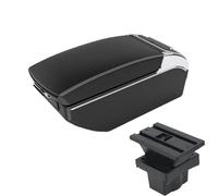 YUQUDGELKY Per S&koda Per Octavia Scatola Bracciolo Per S&koda Per Yeti Mk2 A5 Scatola Bracciolo Auto Scatola Di Archiviazione Accessori Auto(A3 Nero bianco 7USB)
