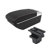 YUQUDGELKY Per S&koda Per Octavia Scatola Bracciolo Per S&koda Per Yeti Mk2 A5 Scatola Bracciolo Auto Accessori Auto Componenti Interni(A1 Nero rosso 7USB)