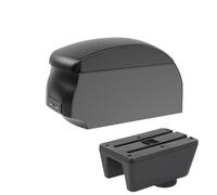 YUQUDGELKY Per Seat Per Ibiza 6j Per Ibiza 6L Bracciolo Auto Scatola Di Stoccaggio Auto Parti Di Retrofit Accessori Auto Interni(A2 Black single)
