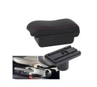YUQUDGELKY Per Seat Per Ibiza Bracciolo Scatola Per Seat Per Ibiza 6j Per Ibiza 6L 2010-2019 Bracciolo Auto Scatola Accessori Auto Retrofit(B2 red line 3USB)