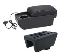 YUQUDGELKY Per Seat Per Ibiza Per Ibiza 6j Per Ibiza 6L Bracciolo Auto Portariviste Retrofit Parti Interne Accessori Auto(A3 Ricarica rapida)