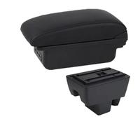 YUQUDGELKY Per Seat Per Toledo Scatola Bracciolo Per Seat Per Toledo Scatola Bracciolo Auto Scatola Di Archiviazione Centrale Retrofit Interno Con USB(B2 linea nera 3USB)