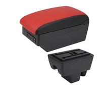 YUQUDGELKY Per Seat Per Toledo Scatola Bracciolo Per Seat Per Toledo Scatola Bracciolo Auto Scatola Di Archiviazione Centrale Retrofit Interno Con USB(C5 black border 7USB)