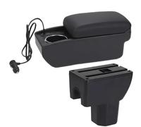 YUQUDGELKY Per Suzuki Per IGNIS Box Bracciolo Auto Parti Retrofit Portabicchieri Interno Scatola Di Archiviazione Accessori(A2 Ricarica rapida)