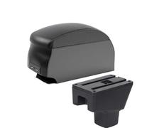 YUQUDGELKY Per SUZUKI SX4 Bracciolo Centrale Parti Interne Box Bracciolo Auto Parti Retrofit Box Portaoggetti Accessori Auto Dettagli Interni(B2 Black double)