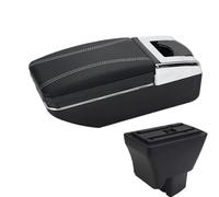 YUQUDGELKY Per Tata Per Tirgo Bracciolo Auto Pelle Bracciolo Interfaccia Usb Scatola Di Archiviazione Accessori Console Centrale Automobile(Linea bianca A3 Nessuna USB)
