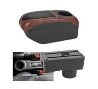 YUQUDGELKY Per Toyota Per Aygo X Scatola Bracciolo Parti Retrofit Scatola Di Riporlo Auto Supporto Braccio Regolabile In Altezza Dettagli Interni(Black Curry)