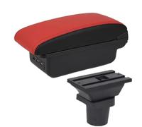 YUQUDGELKY Per Toyota Per RAV4 Portabracciolo Auto Parti Interne Scatola Di Archiviazione(B5 bordo nero 3USB)