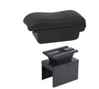 YUQUDGELKY Per TT Coupé Bracciolo Per TT Box Portaoggetti Centrale Parti Di Retrofit Per Interni(B1 Nero rosso 3USB)