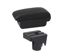 YUQUDGELKY Per VW Per Golf 6 Scatola Bracciolo Per S&CIROCCO Per Sagitar Per Golf 6 Per Golf 5 Mk6 MK5 Per Jetta 5 Scatola Bracciolo Auto(B1 Nero bianco 3USB)
