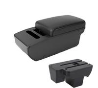 YUQUDGELKY Per VW Per Polo 2020 2021 2022 2023 2024 Box Bracciolo Auto Box Immagazzinaggio Retrofit Ricambi Retrofit Accessori Auto(A2 Black Tissue Box)