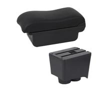 YUQUDGELKY Per VW Per Polo Bracciolo Per VW Per Polo 9N 3 2002 2003 2004 2005 2006-2009 Bracciolo Auto Scatola Di Archiviazione Centrale(B black line 3USB)