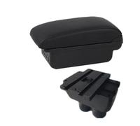YUQUDGELKY Per VW Per T&ouran Per Caddy Bracciolo Scatola Di Immagazzinamento Centrale Accessori Auto Interni Retrofit(B1 Linea nera 3USB)