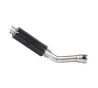 YUQUDGELKY Per Y&amaha FZ1 FZ1N FZ1000 2006-2015 Terminale Di Scarico Slip-On Terminale Di Scarico Modificato Moto Escape Con DB Killer(Stile A)