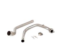 YUQUDGELKY Per Y&amaha FZ250 FZS250 FZS FZ Per Fazer 250 Collettore Di Scarico Per Moto Silenziatore Modificato Scarico Centrale Anteriore Da 51 Mm(Argento)
