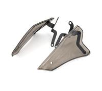 YUQUDGELKY Per Yamaha Per Tracer 700 GT Per Tracer700 2016-2021 coppia di deflettori parabrezza protezioni manopole pannelli laterali(Marrone)