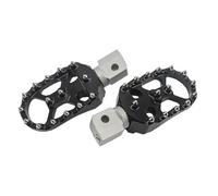 YUQUDGELKY Poggiapiedi Anteriore Grado Regolabile Poggiapiedi Rotanti Per Indian Per Scout Per Bobber Per Twenty Per Sixty ABS(Argento)