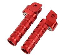 YUQUDGELKY Poggiapiedi Anteriori Moto CNC Regolabili Per CBR1000RR 600RR CBR500R CBR600F MSX125 CB50R CB500 CB900F(ROSSO)