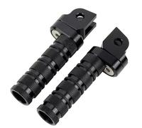 YUQUDGELKY Poggiapiedi Anteriori Moto CNC Regolabili Per CBR1000RR 600RR CBR500R CBR600F MSX125 CB50R CB500 CB900F(NERO)