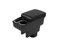 YUQUDGELKY Portabracciolo Accessori Auto Dettagli Interni Scatola Di Archiviazione Parti Retrofit Per Suzuki Per Swift 2005-2023(C1 Linea nera)