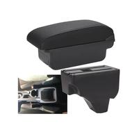 YUQUDGELKY Portabracciolo Auto Scatola Di Archiviazione Parti Di Retrofit Dettagli Interni Accessori Auto Per Peugeot 208 2019 2020-2024(C2 Linea nera NO USB)