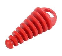 YUQUDGELKY Protezione Tubo Di Scarico Moto Cross Motocross Dirt Bike Tappo Per Tubo Di Tappo Di Sfiato Aria In Gomma Tappo Per Lavaggio Silenziatore(ROSSO)