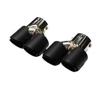 YUQUDGELKY Quadruplo In Fibra Di Carbonio Per G22 G23 M440i 2021 2022 Terminale Di Scarico Doppio Ugello Terminale(Carbon Fiber Texture I)
