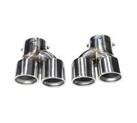 YUQUDGELKY Quadruplo In Fibra Di Carbonio Per G22 G23 M440i 2021 2022 Terminale Di Scarico Doppio Ugello Terminale(Argento A)