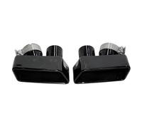 YUQUDGELKY Retrofit Per GT535 GT550 Terminale Di Scarico A Bocca Quadrata Ugello Testa Di Scarico Accessori Auto(NERO)