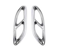 YUQUDGELKY Rivestimento Del Tubo Di Scarico Posteriore Per Auto Copertura In Metallo Per Mercedes Per Benz Classe C E B A GLC W205 W213 W176 W246(Argento)