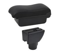YUQUDGELKY Scatola Bracciolo Auto Per Hyundai Per GETZ Bracciolo Auto Scatola Di Stoccaggio Centrale Dettagli Interni Accessori Auto USB(B2 Linea Nera)